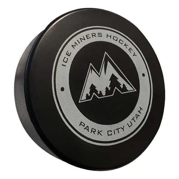Black color option for Hockey Puck Stress Ball