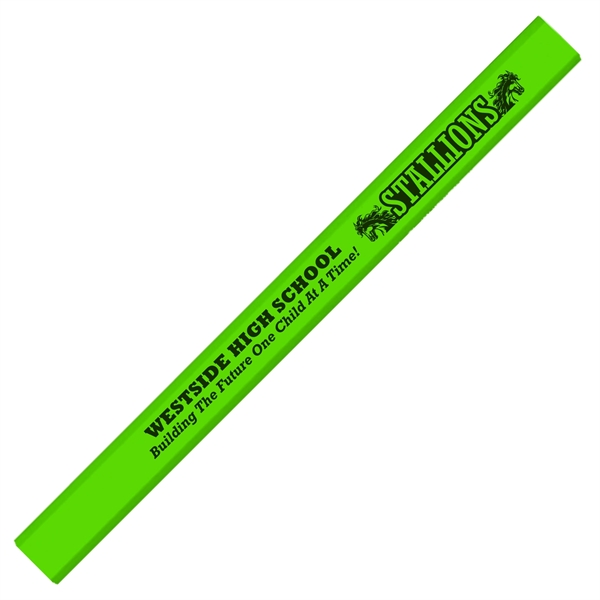 Safety Green color option for Appaloosa Carpenter Pencil