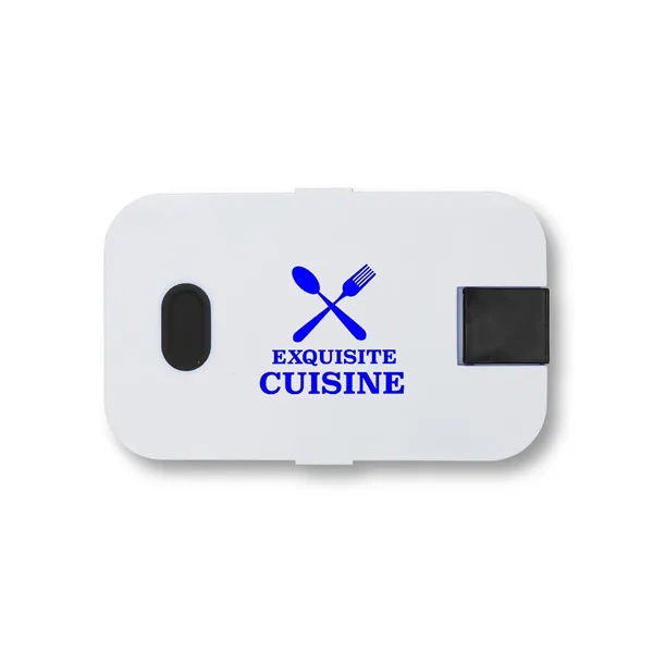 White-Black color option for Bento Style Lunch Box