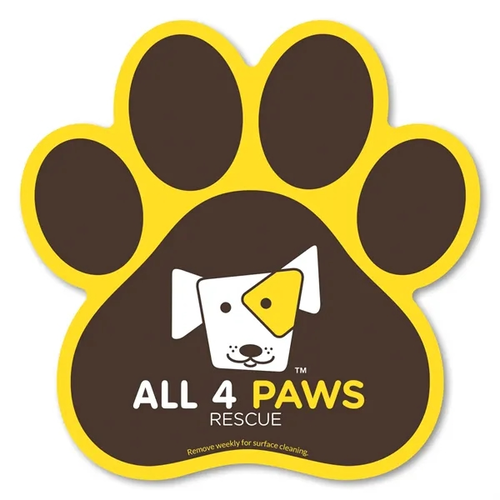 Main photo of Paw Print Car Magnet 5.75 X 5.75