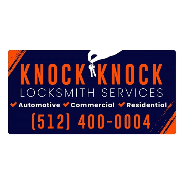 Multi Color color option for 12" X 24" Car/Truck Magnet