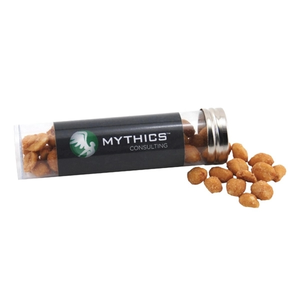 Photo of Honey Roasted Peanuts In A 5 " Plastic Tube With Metal Cap