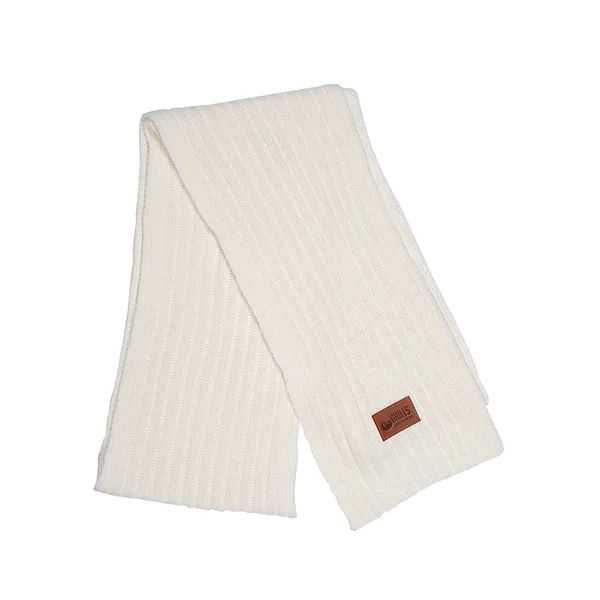 Cream color option for Leeman Rib Knit Scarf