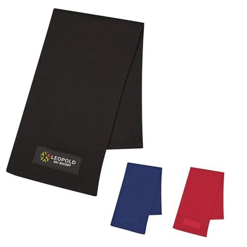 Main photo of Knit Scarf With Patch