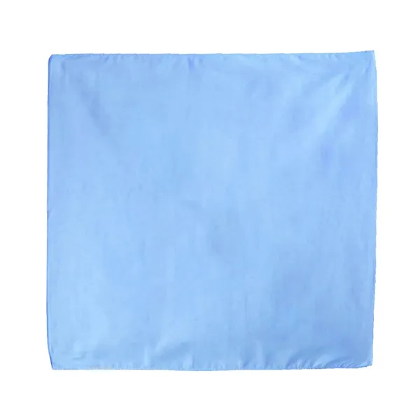 Columbia Blue color option for Solid Colored Bandana W/ Screen Print