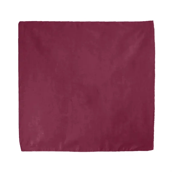 Maroon color option for Solid Colored Bandana W/ Screen Print