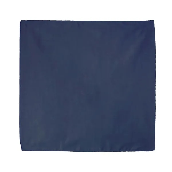 Navy Blue color option for Solid Colored Bandana W/ Screen Print