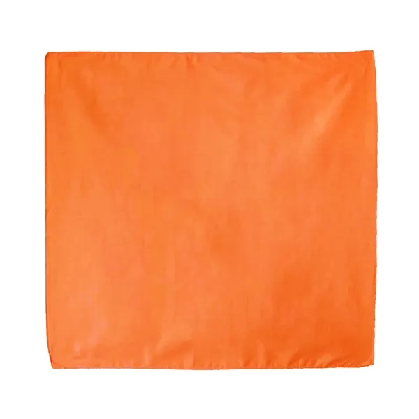 Orange color option for Solid Colored Bandana W/ Screen Print