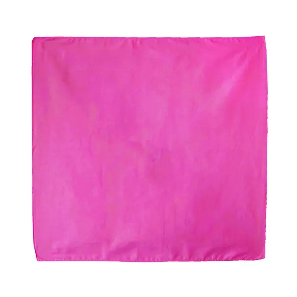 Pink color option for Solid Colored Bandana W/ Screen Print