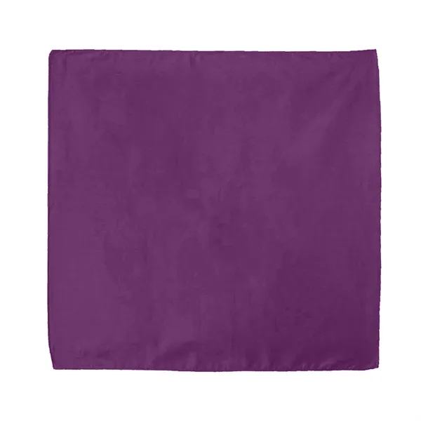 Purple color option for Solid Colored Bandana W/ Screen Print
