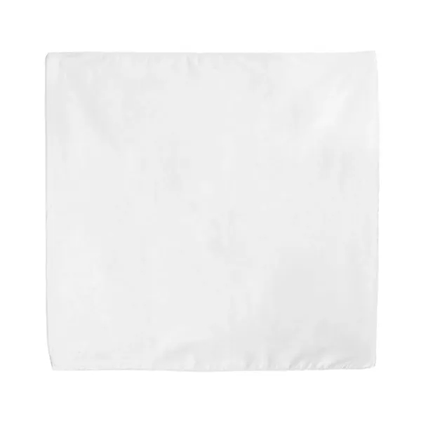White color option for Solid Colored Bandana W/ Screen Print