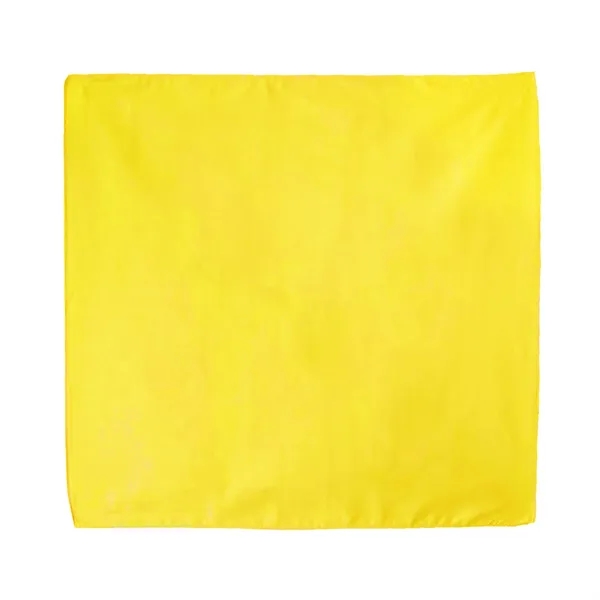 Yellow color option for Solid Colored Bandana W/ Screen Print