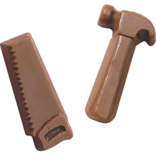 Main photo of 1 Oz. Chocolate Molded Saw