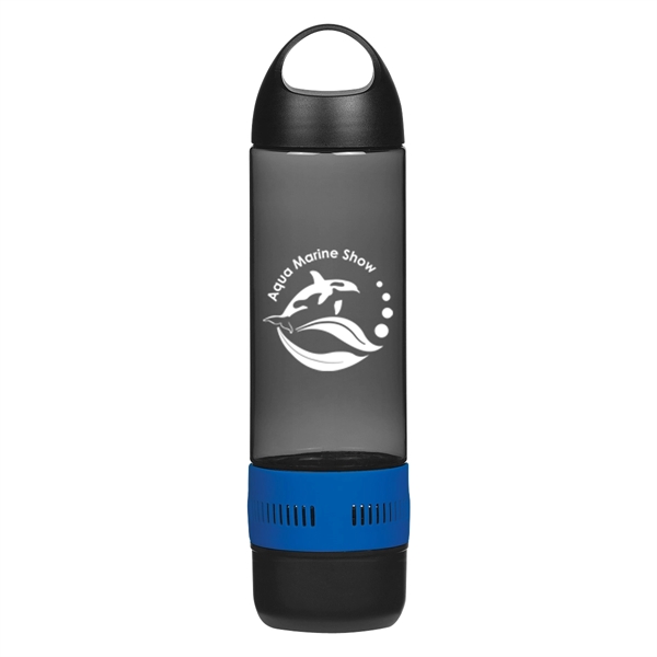Charcoal-Blue color option for 16 Oz. Tritan Rumble Bottle With Speaker