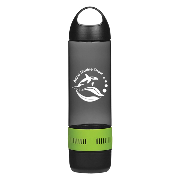 Charcoal-Lime color option for 16 Oz. Tritan Rumble Bottle With Speaker