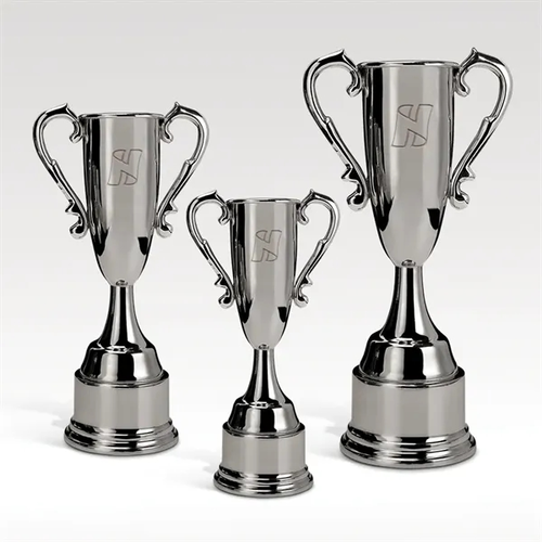 Photo of Pedestal Trophy Cup   Nickel Finish, W/ Etch   Vanderbilt