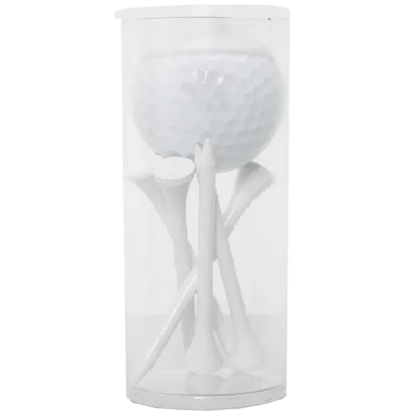 White color option for 1 Ball, 5 Tee Par Pack