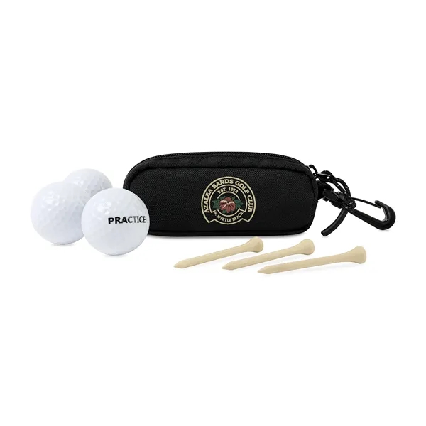 Black color option for Golf Links Ball & Tee Caddy Kit
