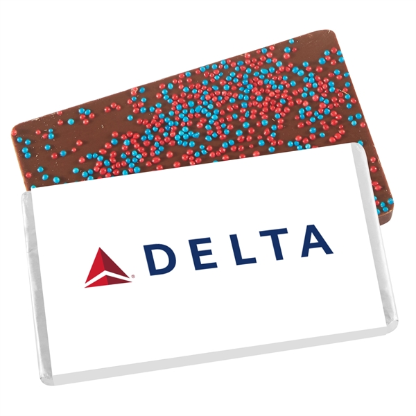 Silver color option for Belgian Chocolate Bar (1 Oz.)