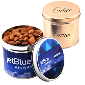 Photo of Almonds In 3.5" Round Metal Tin With Lid