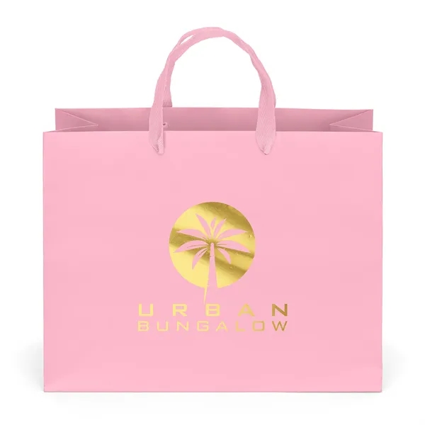 Pink color option for London Matte Eurotote   Foil Print
