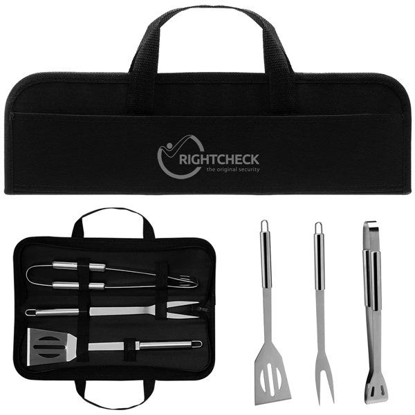 Black color option for 3 Piece Bbq Set
