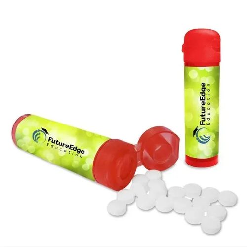 Main photo of Tubular Shaped Card Encased Mints