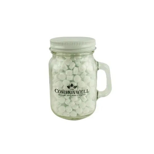 Main photo of Glass Mini Mason Jar With Micro Mints®