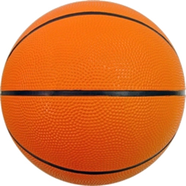 Orange color option for Mini Rubber Basketball