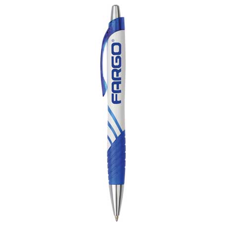 White W/  Translucent Blue Trim color option for The Karma Pen