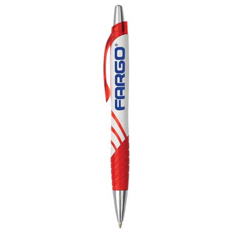 White W/  Translucent Red Trim color option for The Karma Pen