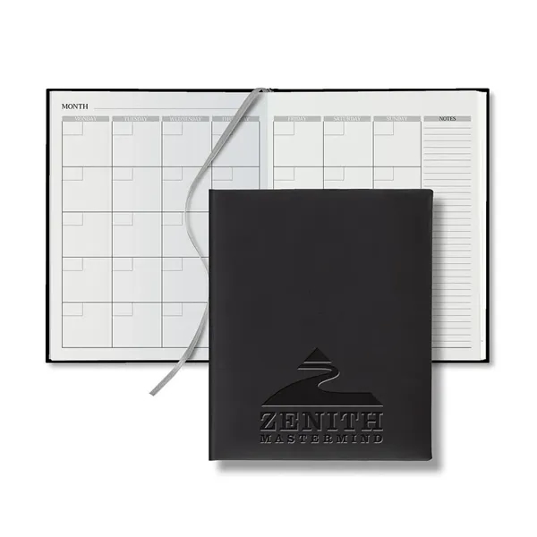 Black color option for Tucson Grande Desk White Page Perpetual Monthly Diary