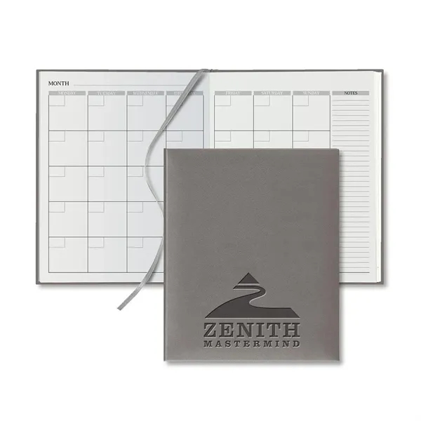 Gray color option for Tucson Grande Desk White Page Perpetual Monthly Diary