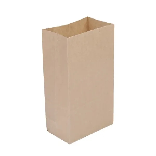 Brown color option for 8 X 4.7 X 2.7 Custom Bakery Kraft Paper Bag