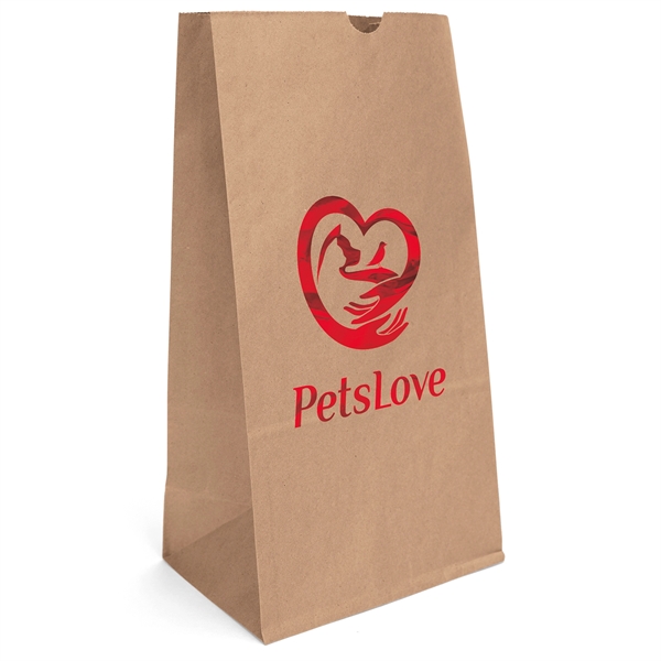 Kraft color option for 20# S.O.S. Bag   Foil Print