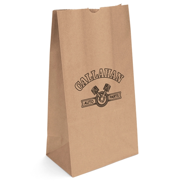 Kraft color option for 12# S.O.S. Bag   Flexo Ink Print