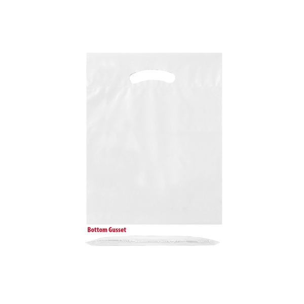 Clear Frosted color option for Oxo Reusable Die Cut Fold Over Reinforced Bag   Flexo Ink
