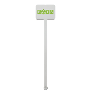 Photo of 5.75" Rectangle Plastic Drink Stirrer   Colored
