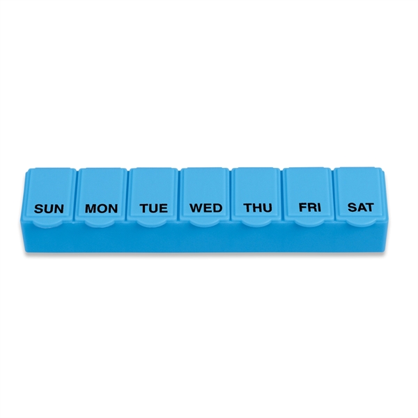 Azul Blue color option for Medi Fey™ Traditional 7 Day Pill Box