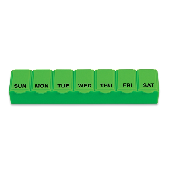 Cilantro Green color option for Medi Fey™ Traditional 7 Day Pill Box