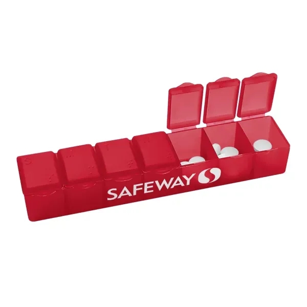 Red color option for Medi Box 7 Day Pillcase
