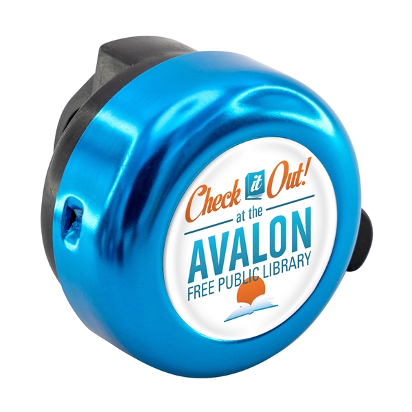 Blue color option for Bicycle Bell W/Full Color Imprint