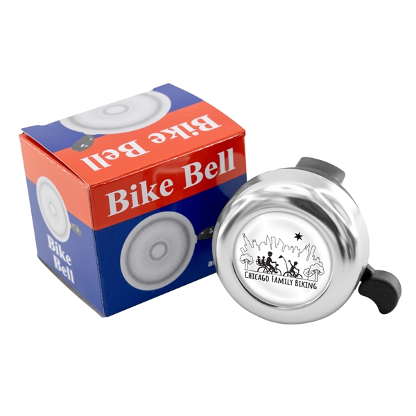 Silver color option for Bicycle Bell W/Full Color Imprint