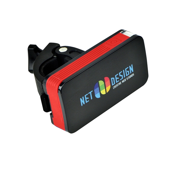 Black / Red color option for Detachable Cob Bike Light