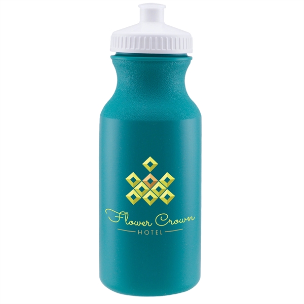 Teal-White color option for Bike Ii   Color Jet   Full Color 20 Oz. Sports Bottle