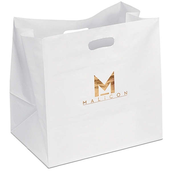 Frosted White color option for Chuckwagon™  Take Out Bag   Foil Print