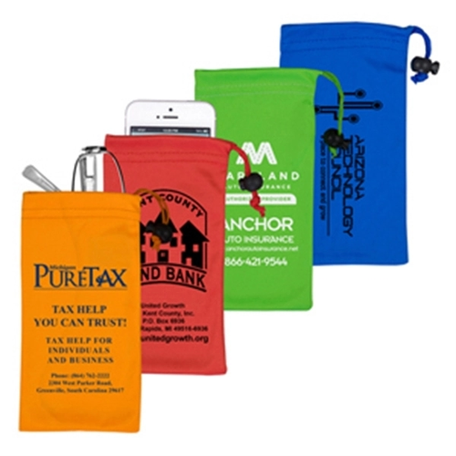 Main photo of Clean N Carry Microfiber Drawstring Pouch For Cell Phones