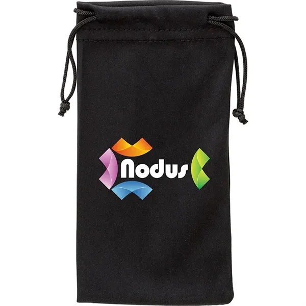 Black color option for Vanda Microfiber Drawstring Pouch