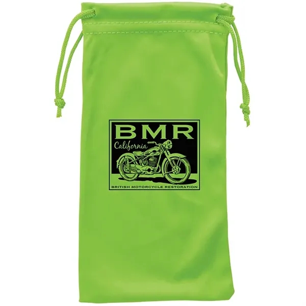 Lime color option for Vanda Microfiber Drawstring Pouch