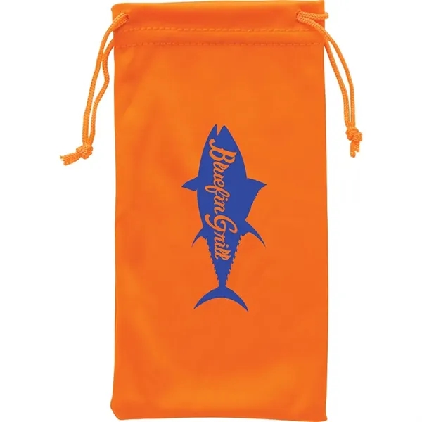 Orange color option for Vanda Microfiber Drawstring Pouch